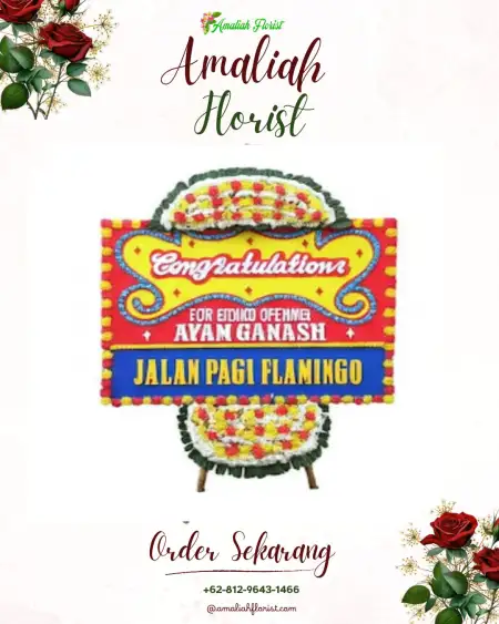 Sewa Papan Bunga Tidar Utara